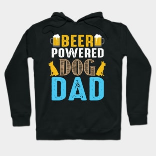 BEER Powered Dog DAD Hoodie